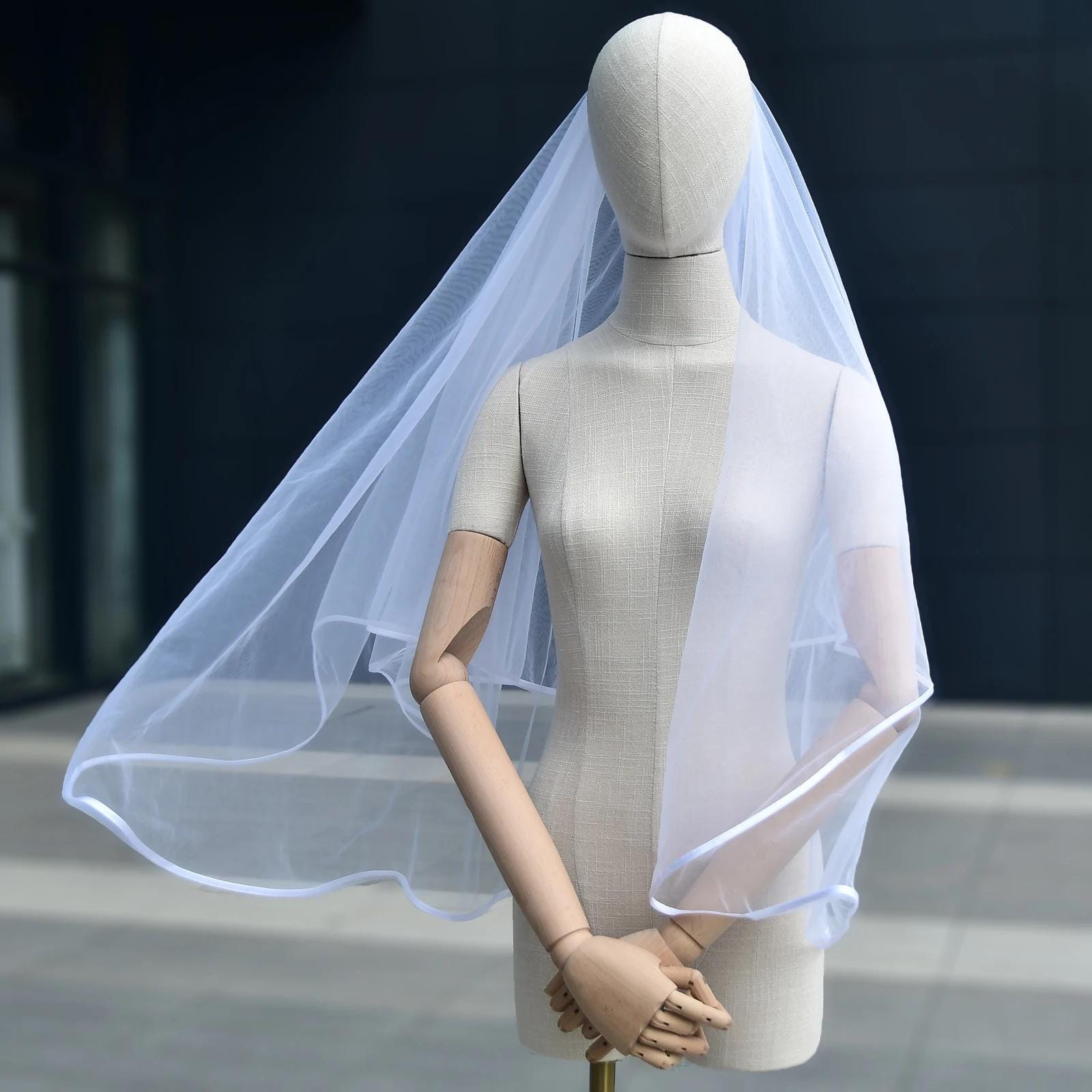 Lucienne Two-Tier Veil